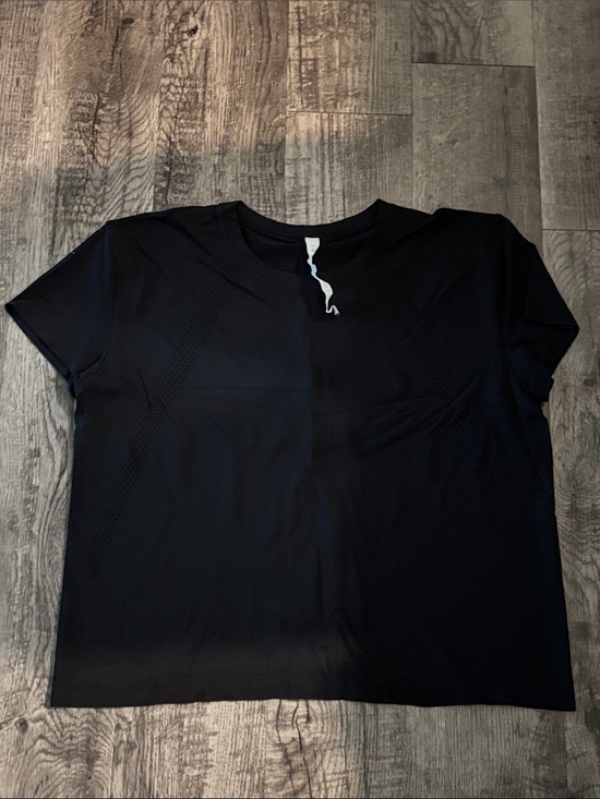 lululemon athletica Tops - Lululemon Short Sleeve Crew Tee - Black - Size 12